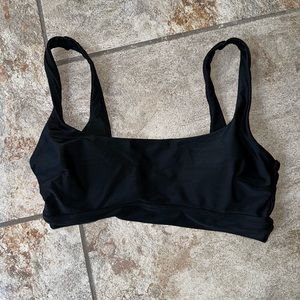 Aerie banded wide strap scoop bikini top